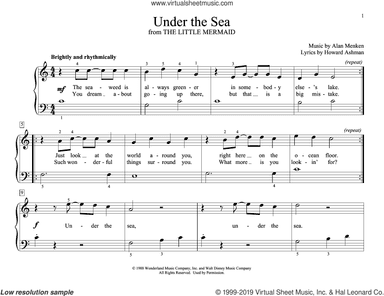 Under The Sea (from The Little Mermaid) (arr. Christopher Hussey)