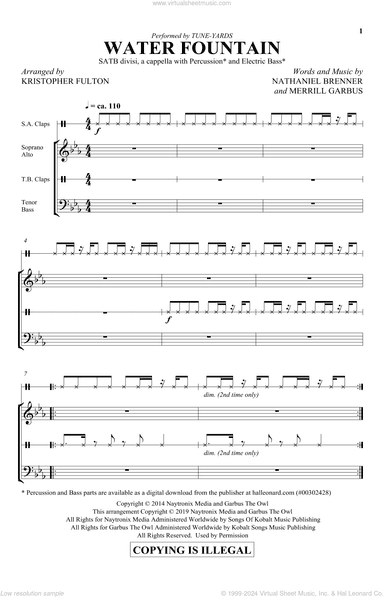 Water Fountain (arr. Kristopher Fulton)