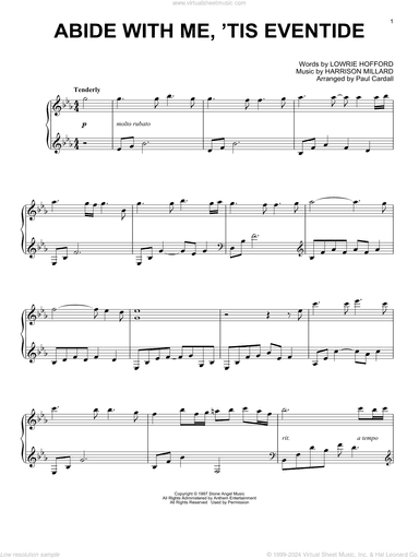 Abide With Me, 'Tis Eventide (arr. Paul Cardall)