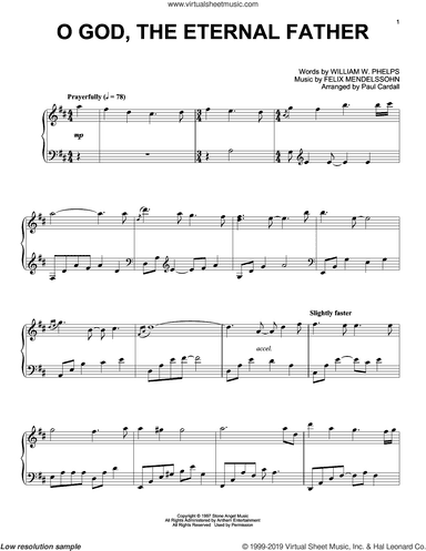O God, The Eternal Father (arr. Paul Cardall)