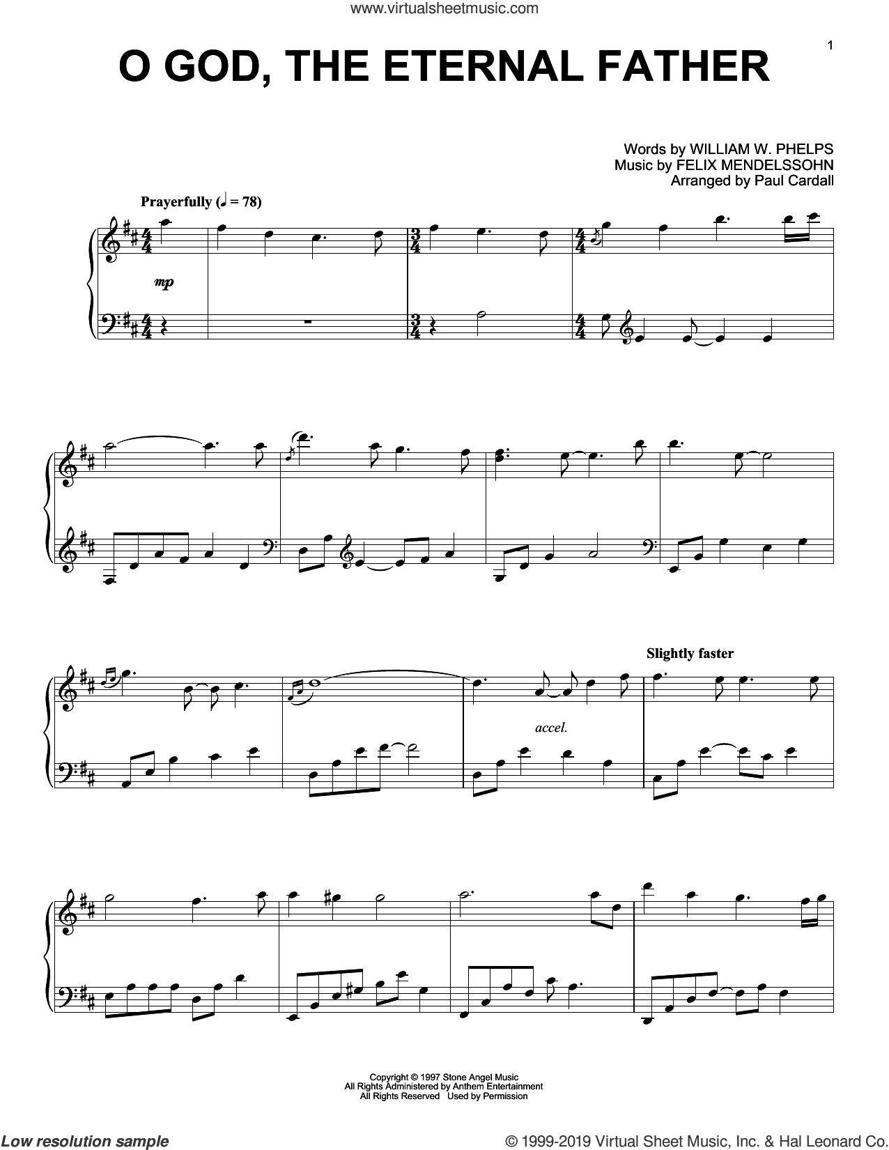 O God, The Eternal Father (arr. Paul Cardall)