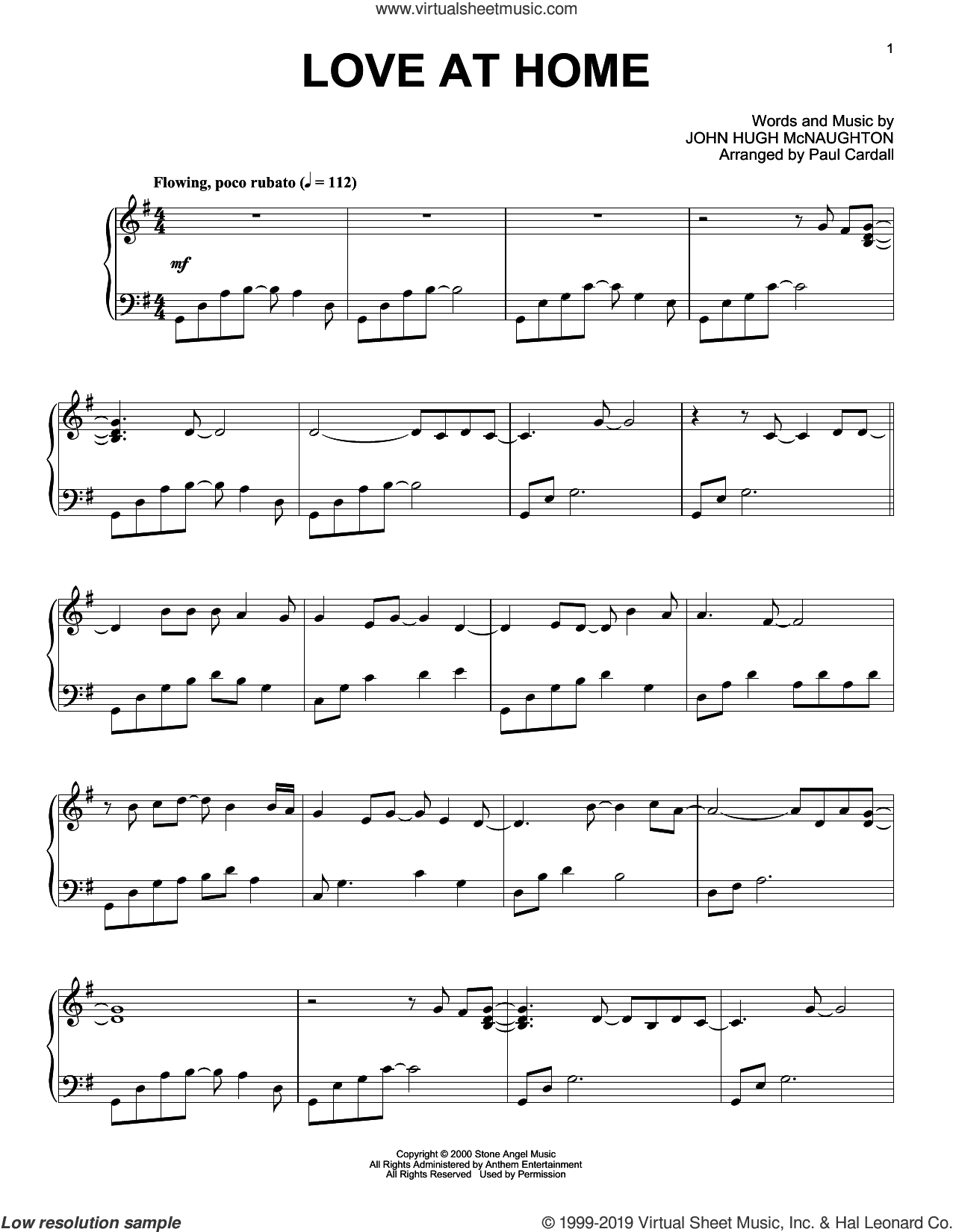 Love At Home (arr. Paul Cardall)