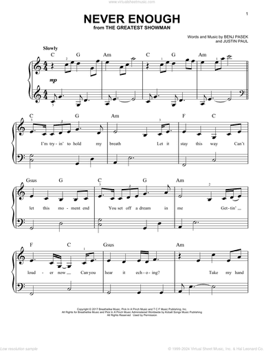 Never Enough (from The Greatest Showman)