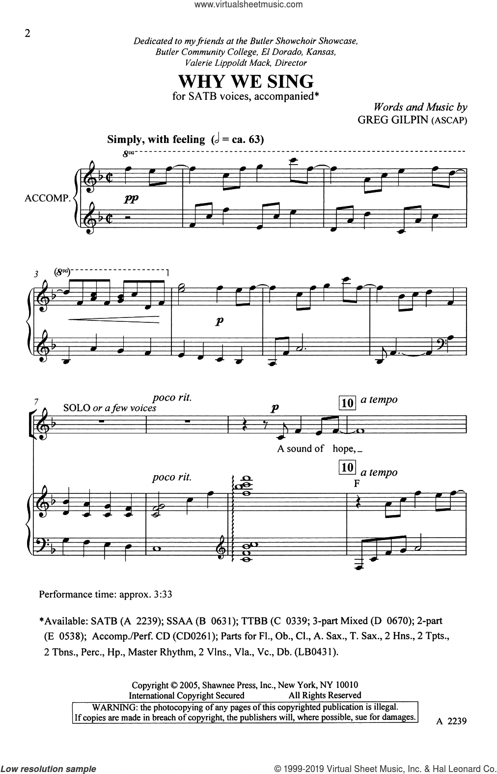 Why We Sing