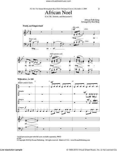 African Noel (arr. Ken Berg)
