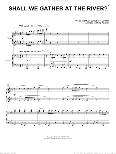 Shall We Gather At The River? (arr. Phillip Keveren)