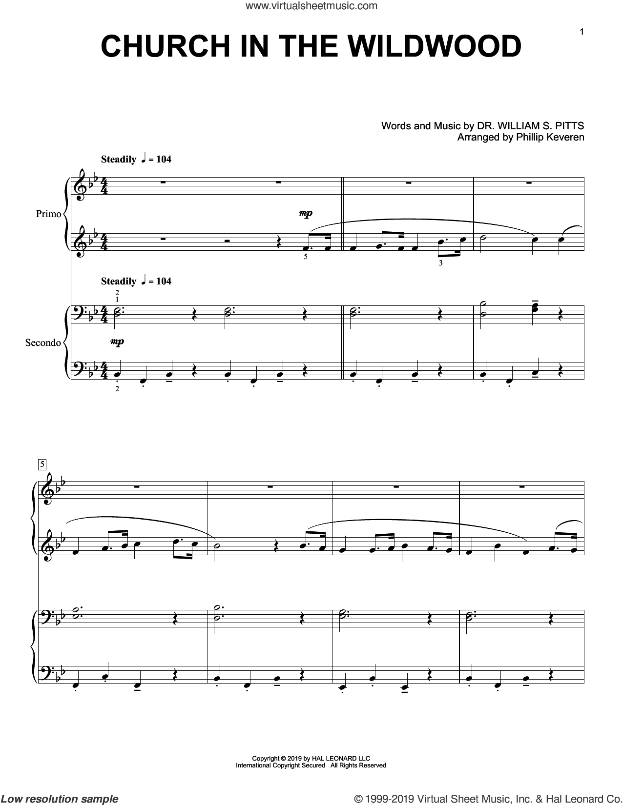 Church In The Wildwood (arr. Phillip Keveren)