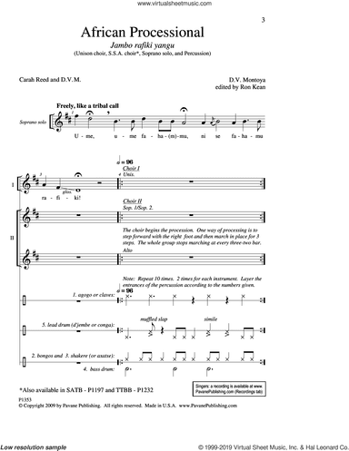 African Processional (ed. Ron Kean)