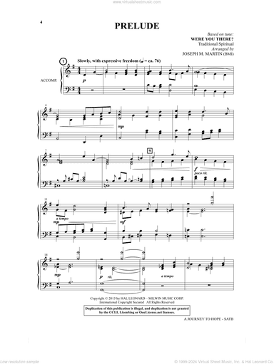 A Journey To Hope (A Cantata Inspired By Spirituals)