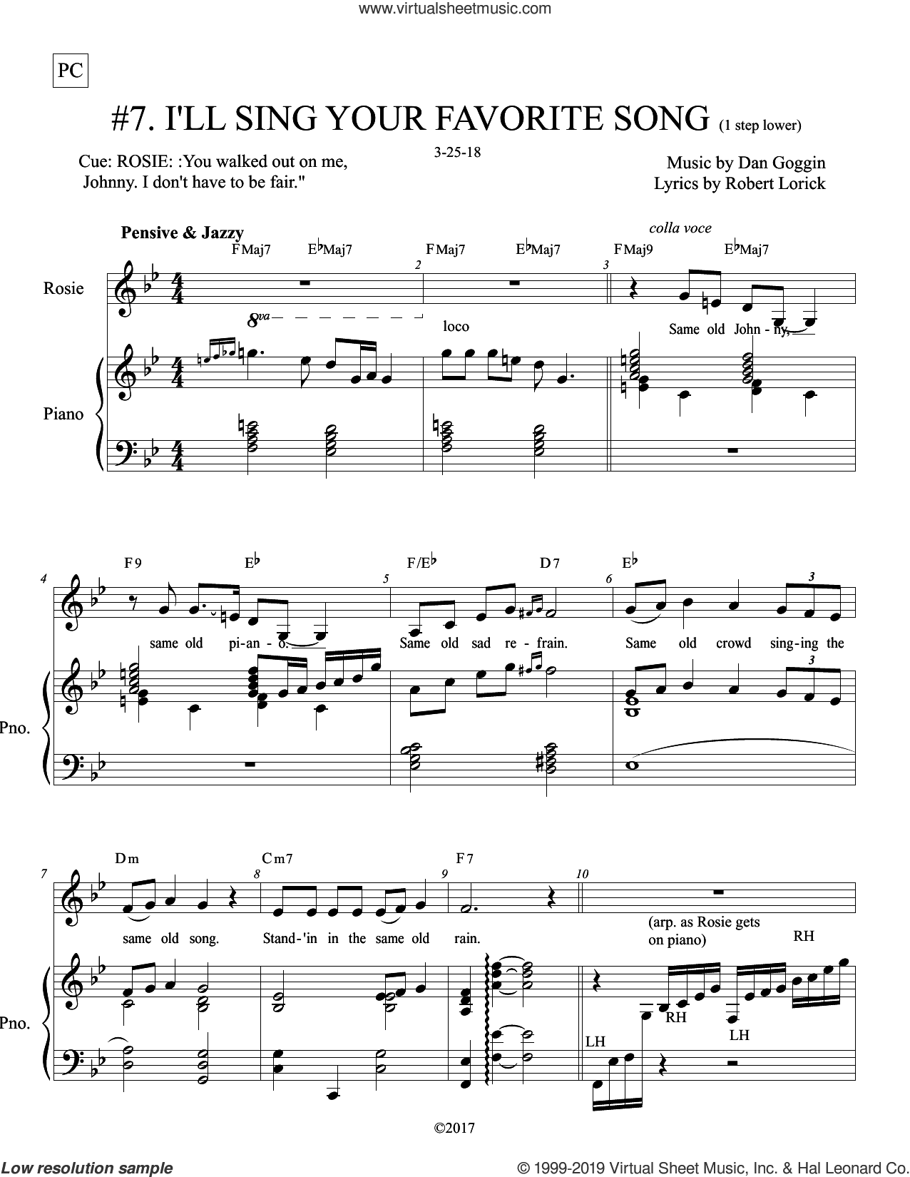 I'll Sing Your Favorite Song (from Johnny Manhattan: A New Musical)
