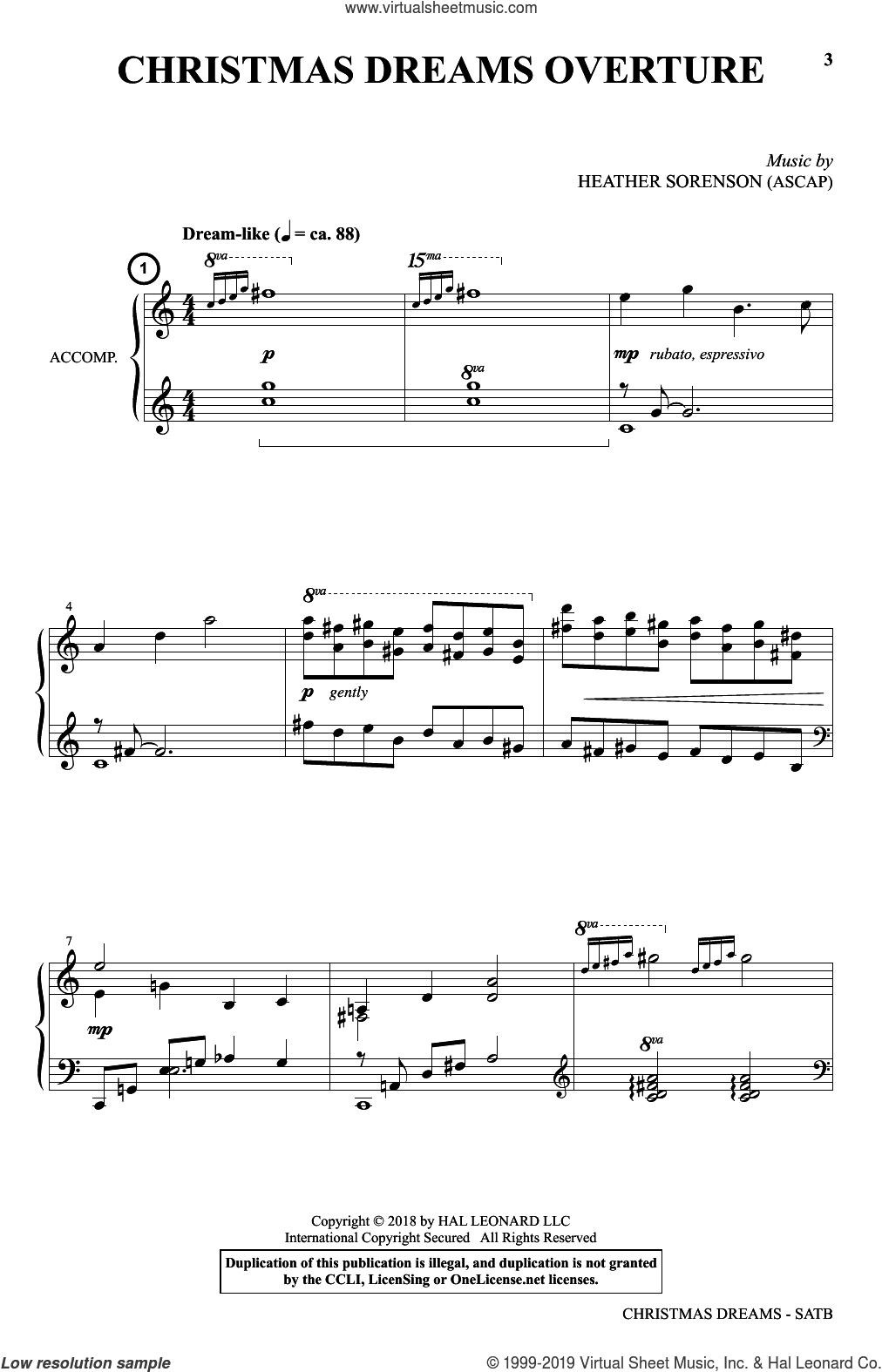 Christmas Dreams (A Cantata)