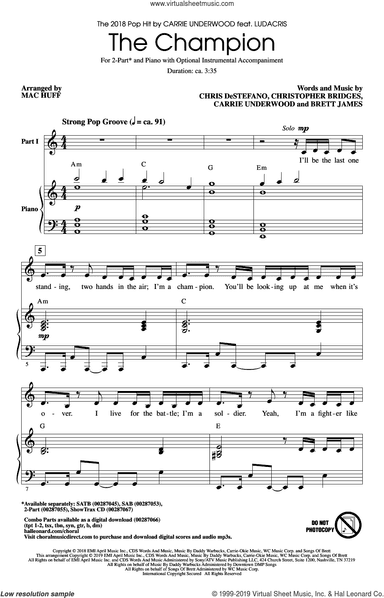 The Champion (feat. Ludacris) (arr. Mac Huff)