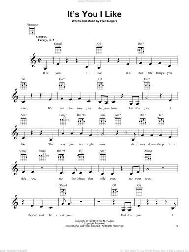 It's You I Like (from Mister Rogers' Neighborhood)