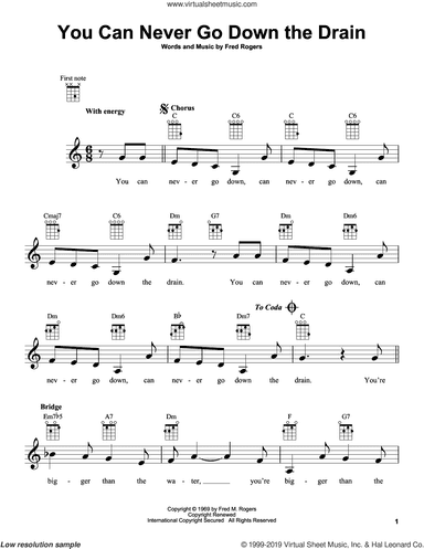 You Can Never Go Down The Drain (from Mister Rogers' Neighborhood)