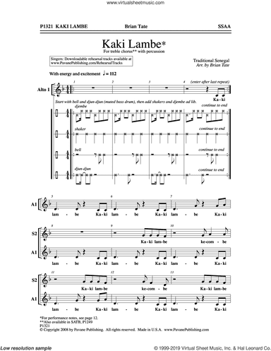 Kaki Lambe