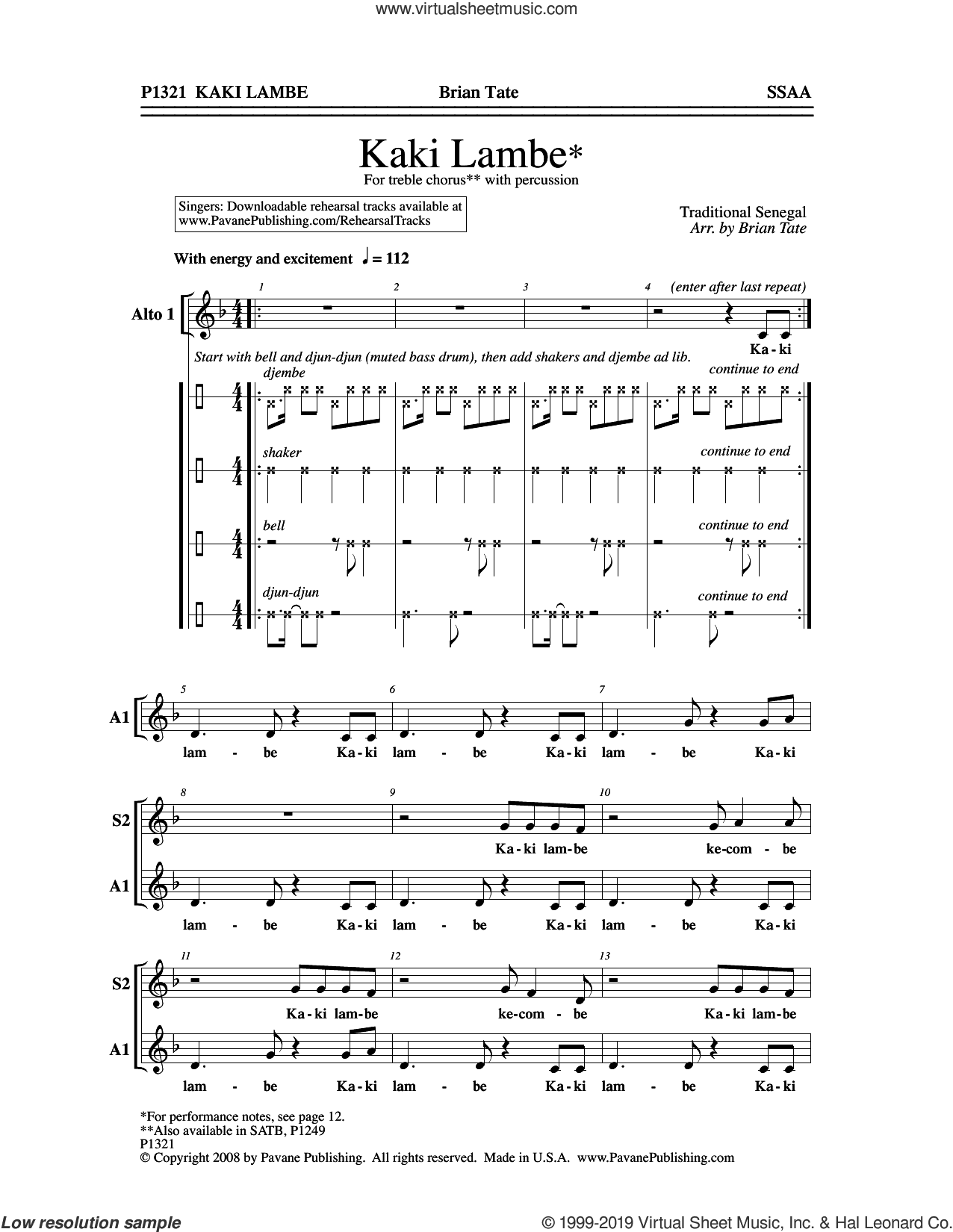 Kaki Lambe