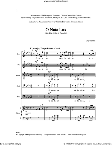 O Nata Lux