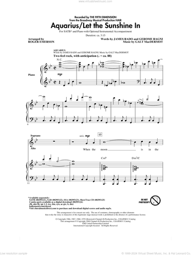 Aquarius / Let the Sunshine In (from the musical Hair) (arr. Roger Emerson)