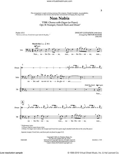 Non Nobis (arr. Trevor Manor)