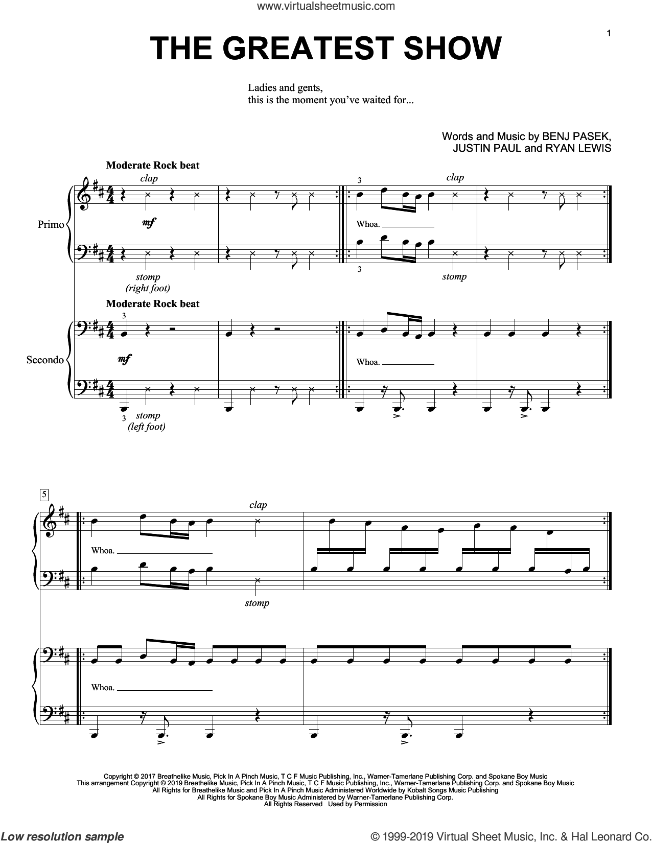 The Greatest Show (from The Greatest Showman)