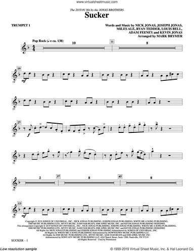 Sucker (arr. Mark Brymer) (complete set of parts)