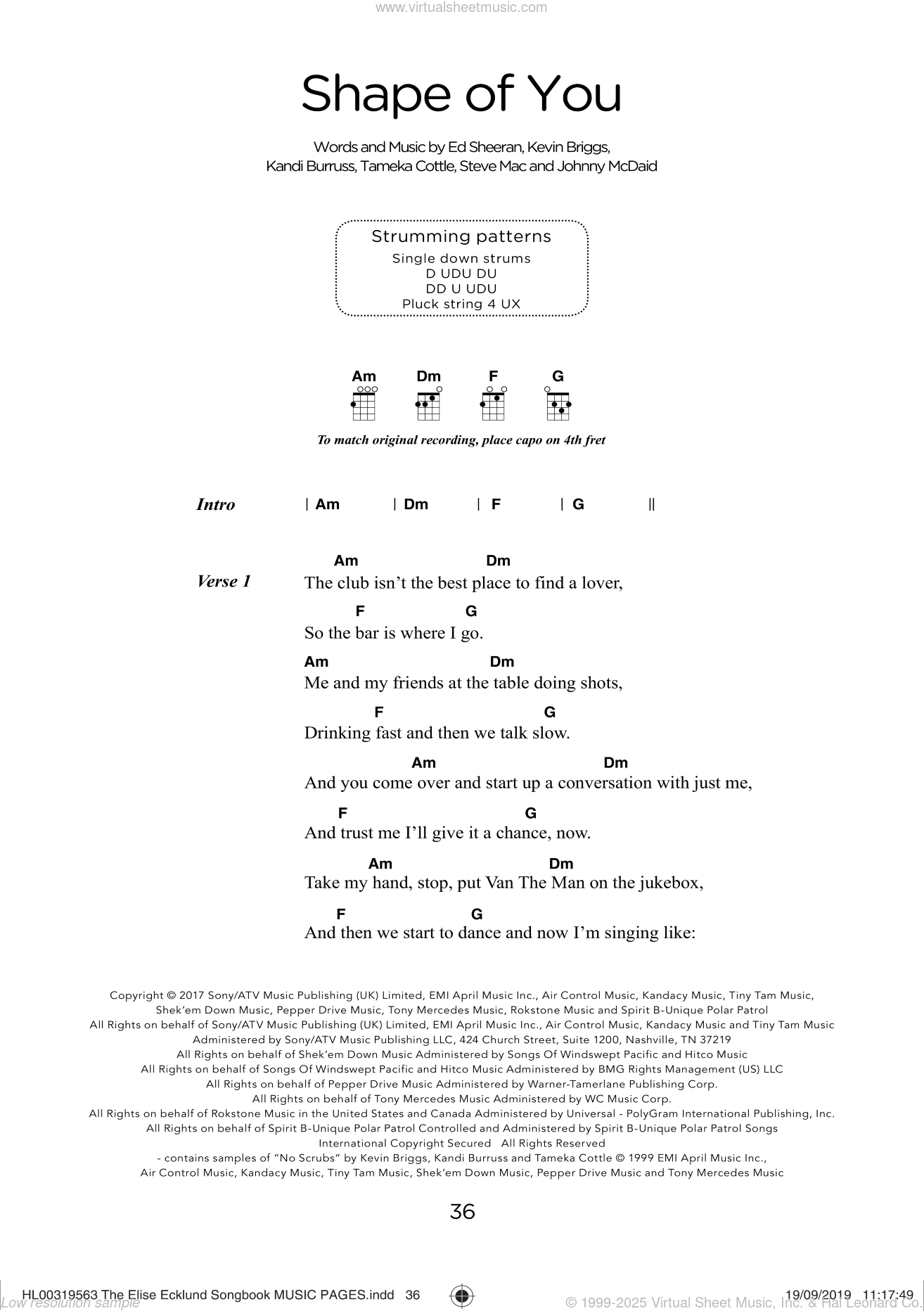 Shape Of You (arr. Elise Ecklund)