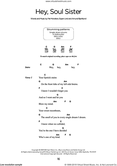 Hey, Soul Sister (arr. Elise Ecklund)