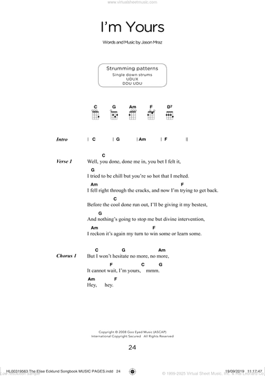 I'm Yours (arr. Elise Ecklund)
