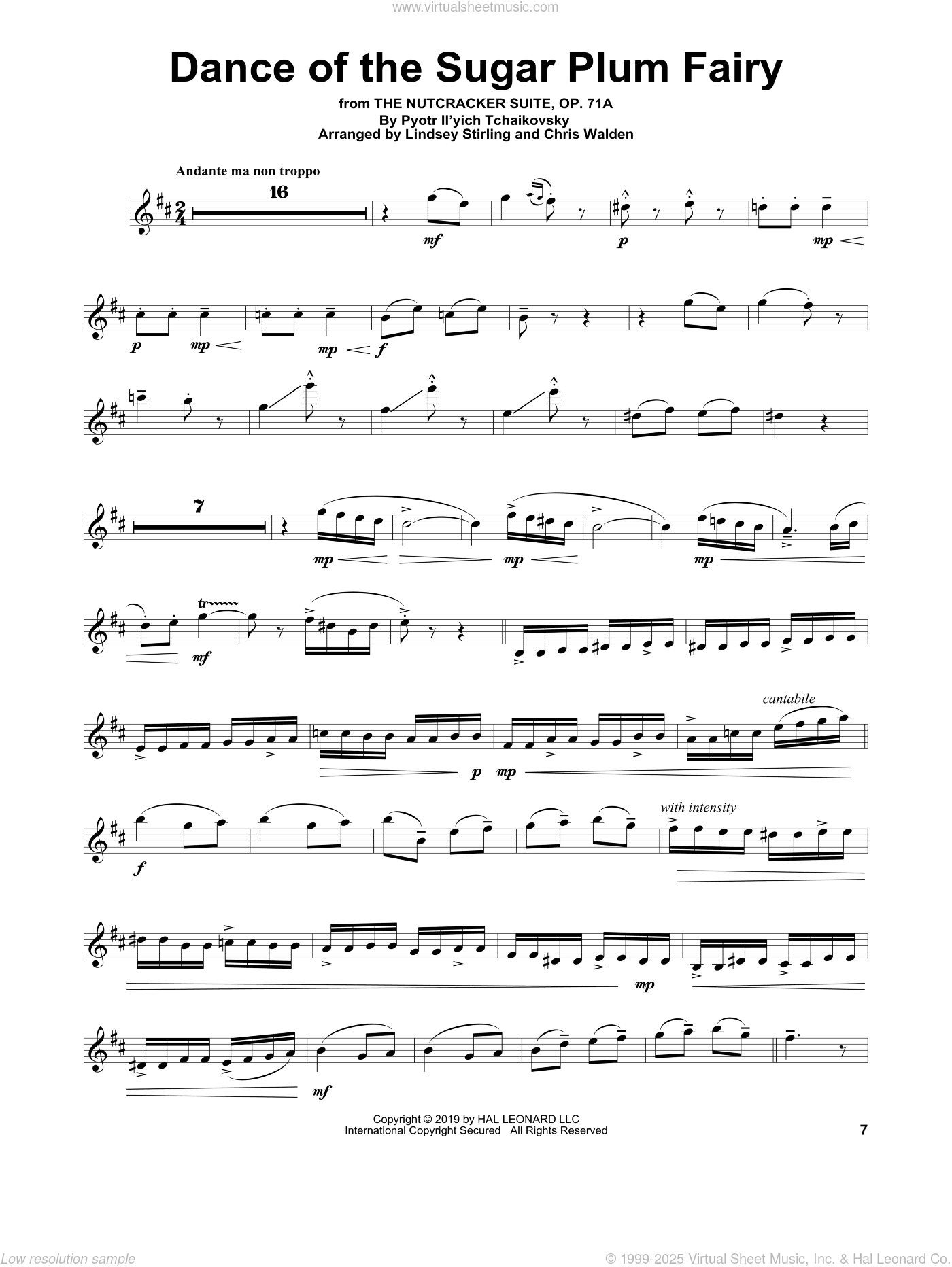 Dance Of The Sugar Plum Fairy (from The Nutcracker Suite, Op. 71a)