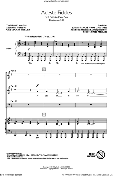 Adeste Fideles (arr. Cristi Cary Miller)