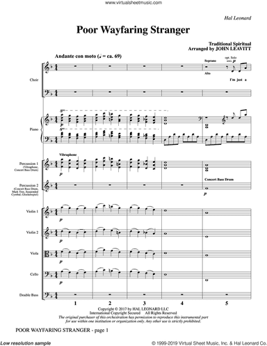 Poor Wayfaring Stranger (arr. John Leavitt)