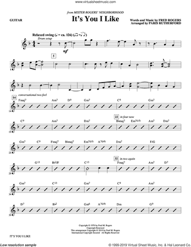 It's You I Like (from Mister Rogers' Neighborhood) (arr. Paris Rutherford)