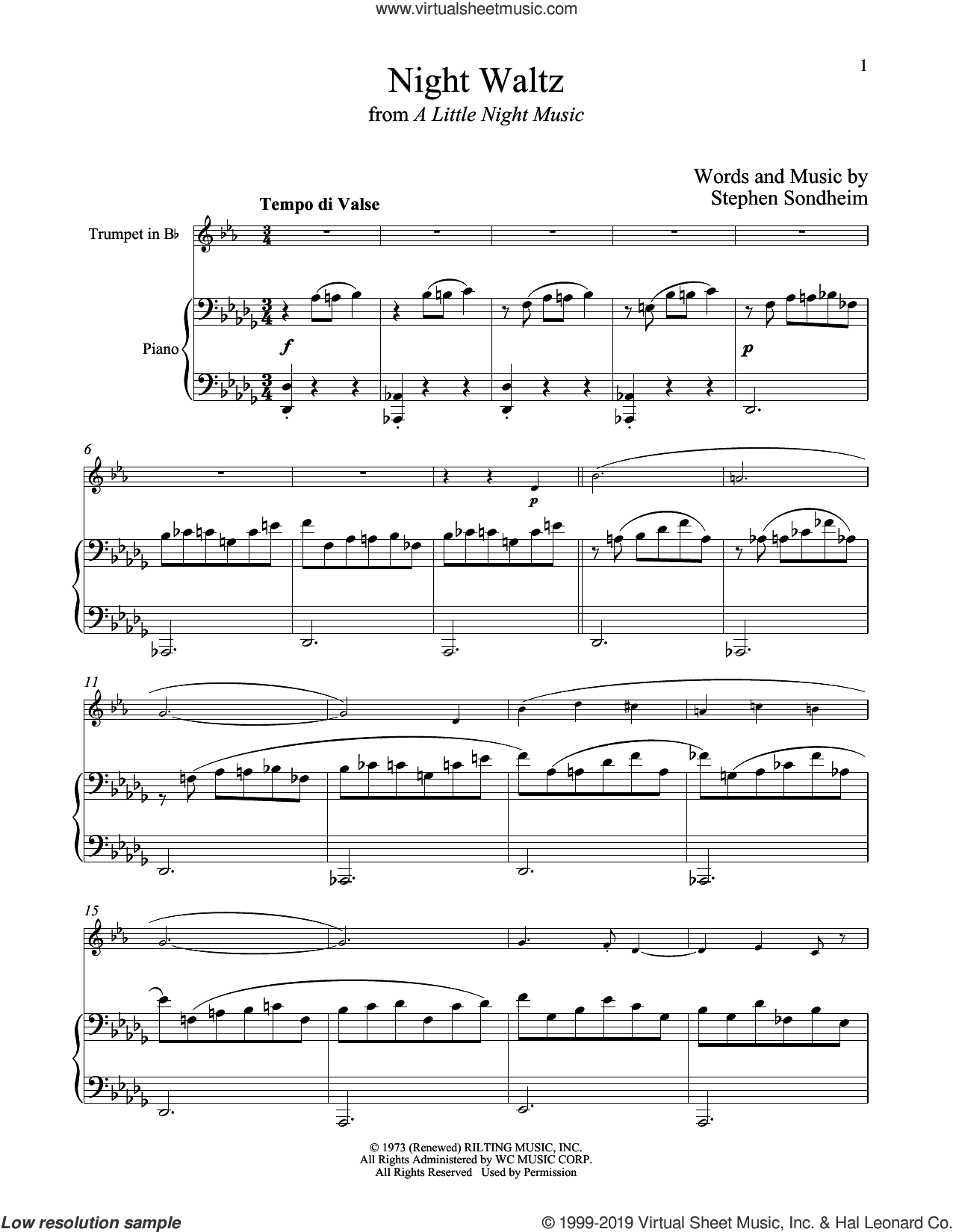 Night Waltz (from A Little Night Music)