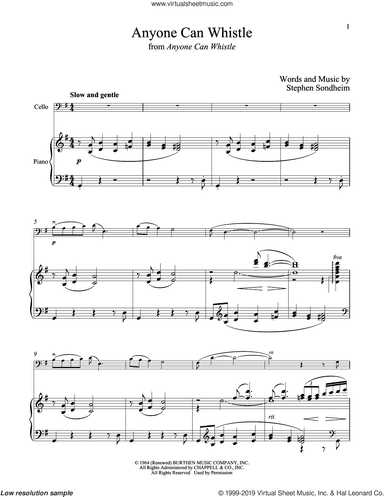 Anyone Can Whistle (from Anyone Can Whistle)