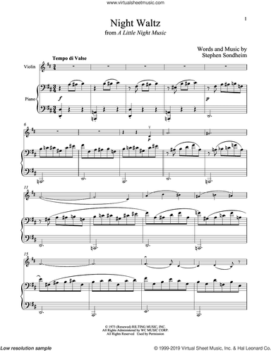 Night Waltz (from A Little Night Music)