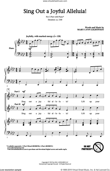 Sing Out A Joyful Alleluia!