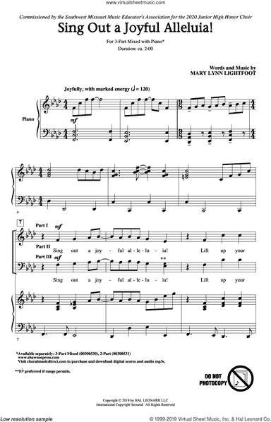 Sing Out A Joyful Alleluia!