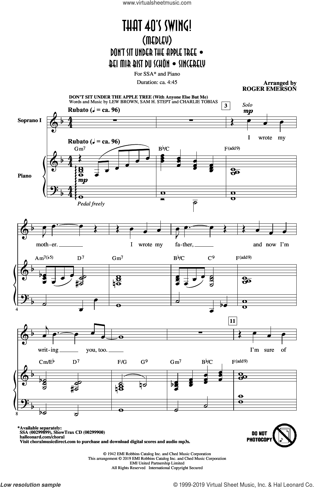 That 40's Swing! (Medley)