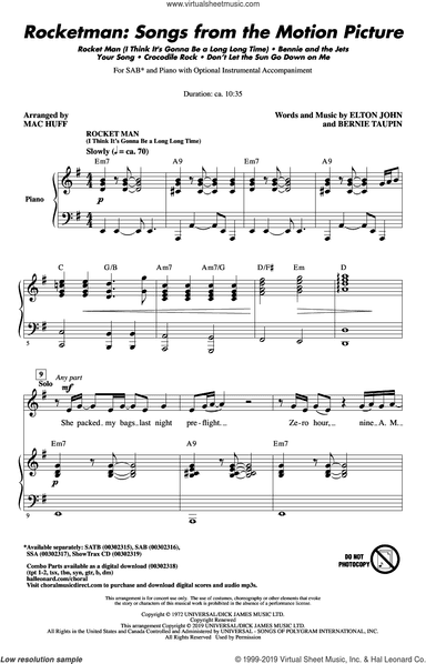 Rocketman: Songs from the Motion Picture (arr. Mac Huff)