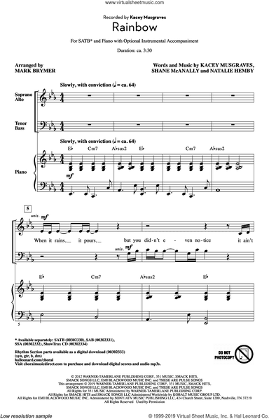 Rainbow (arr. Mark Brymer)