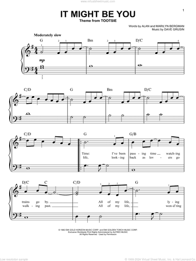 It Might Be You (Theme from Tootsie)