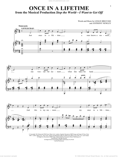 Once In A Lifetime (from the musical Stop the World - I Want to Get Off)