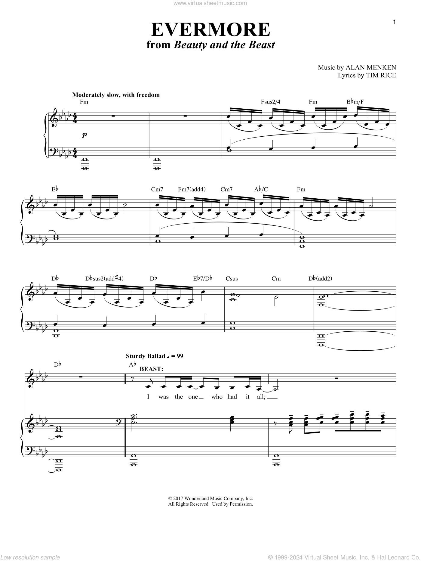 Evermore (from Beauty and the Beast)