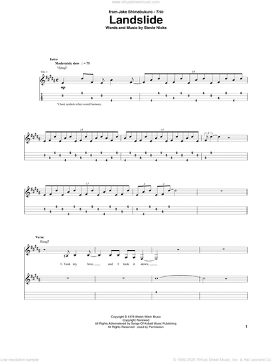 Landslide (arr. Jake Shimabukuro Trio)
