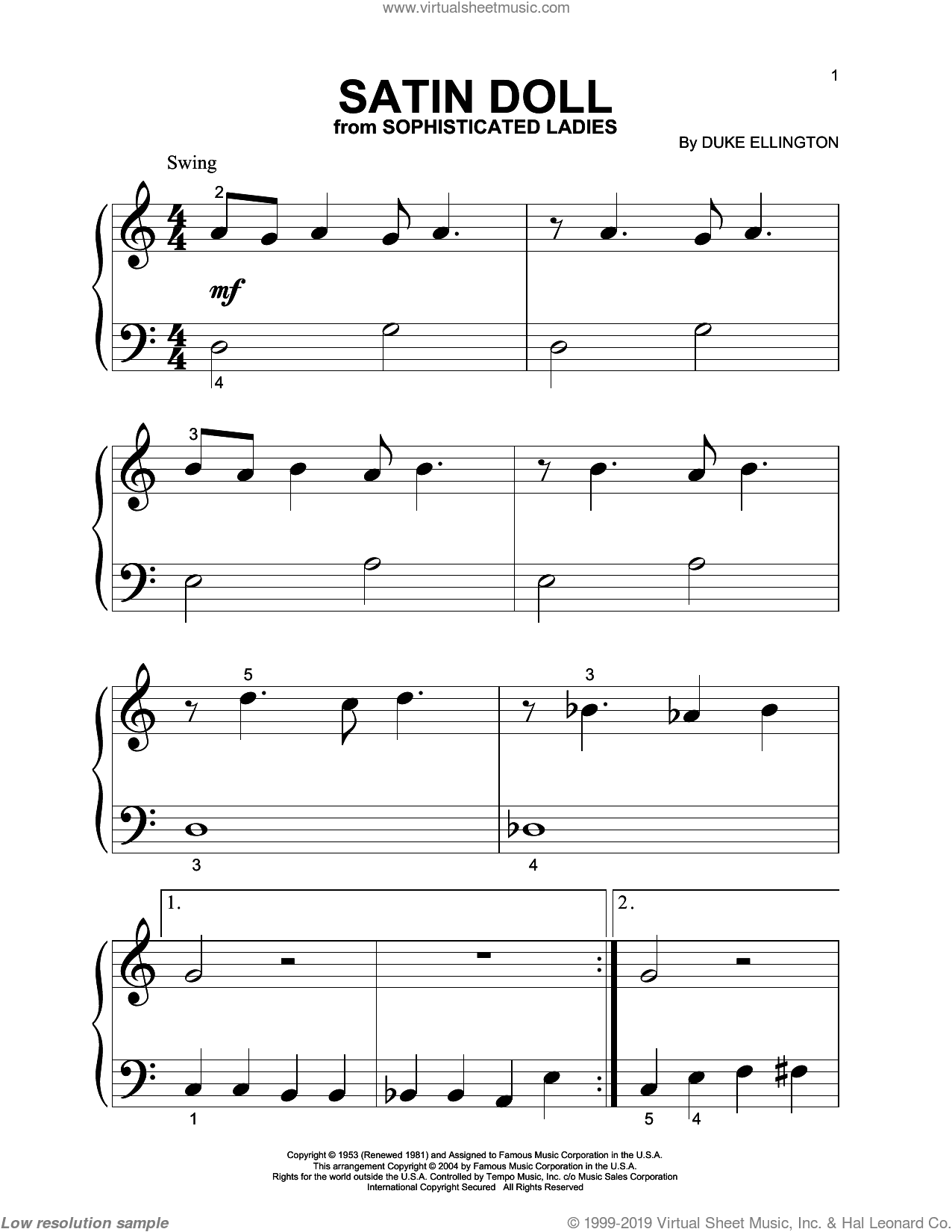 Satin Doll (from Sophisticated Ladies)