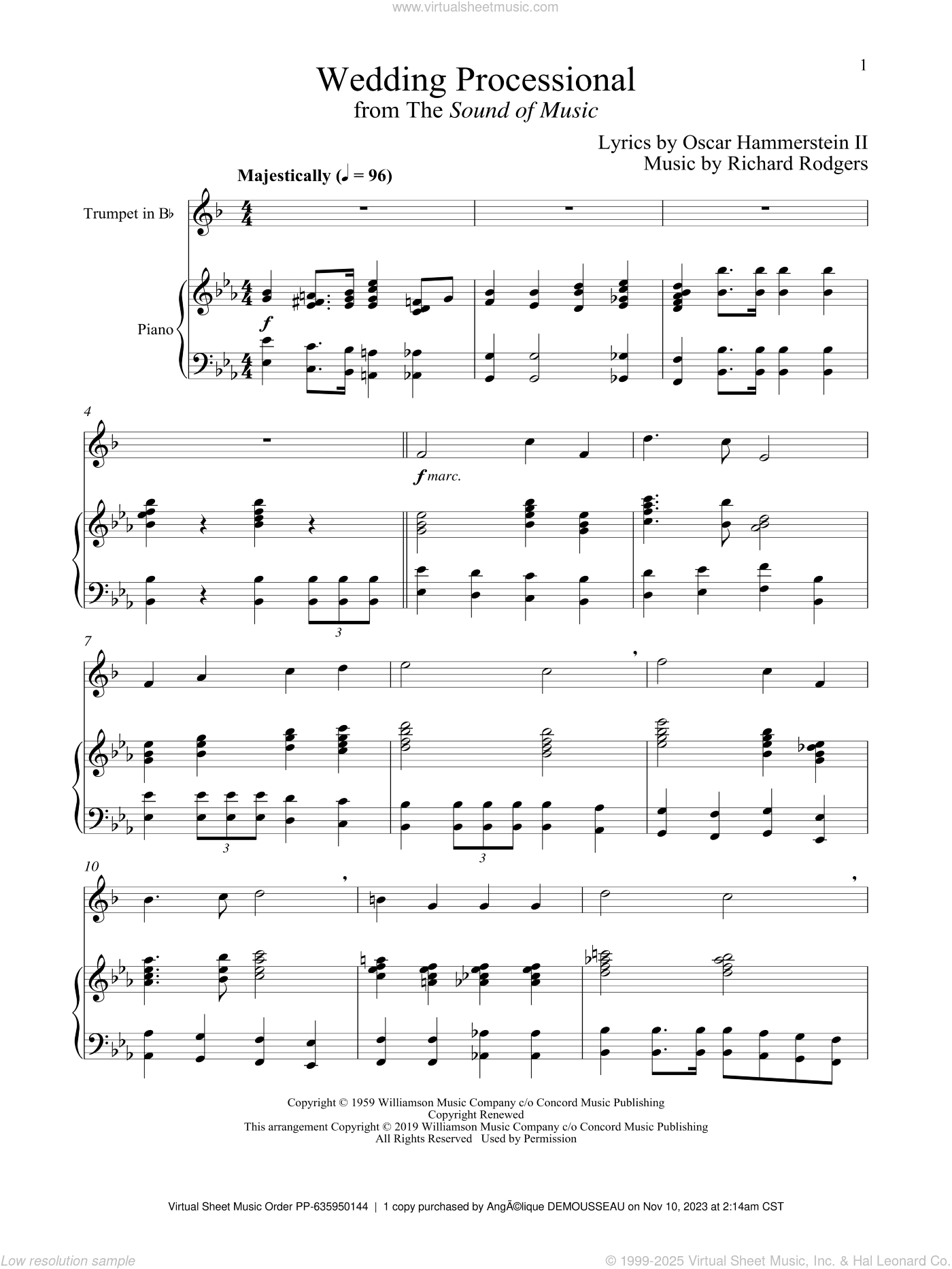 Wedding Processional (from The Sound of Music)