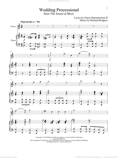Wedding Processional (from The Sound of Music)