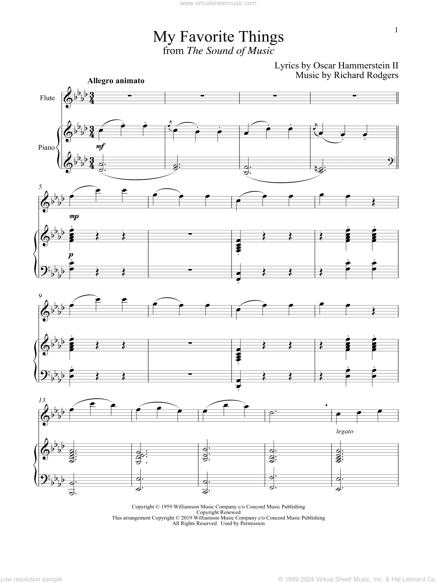 My Favorite Things (from The Sound of Music)