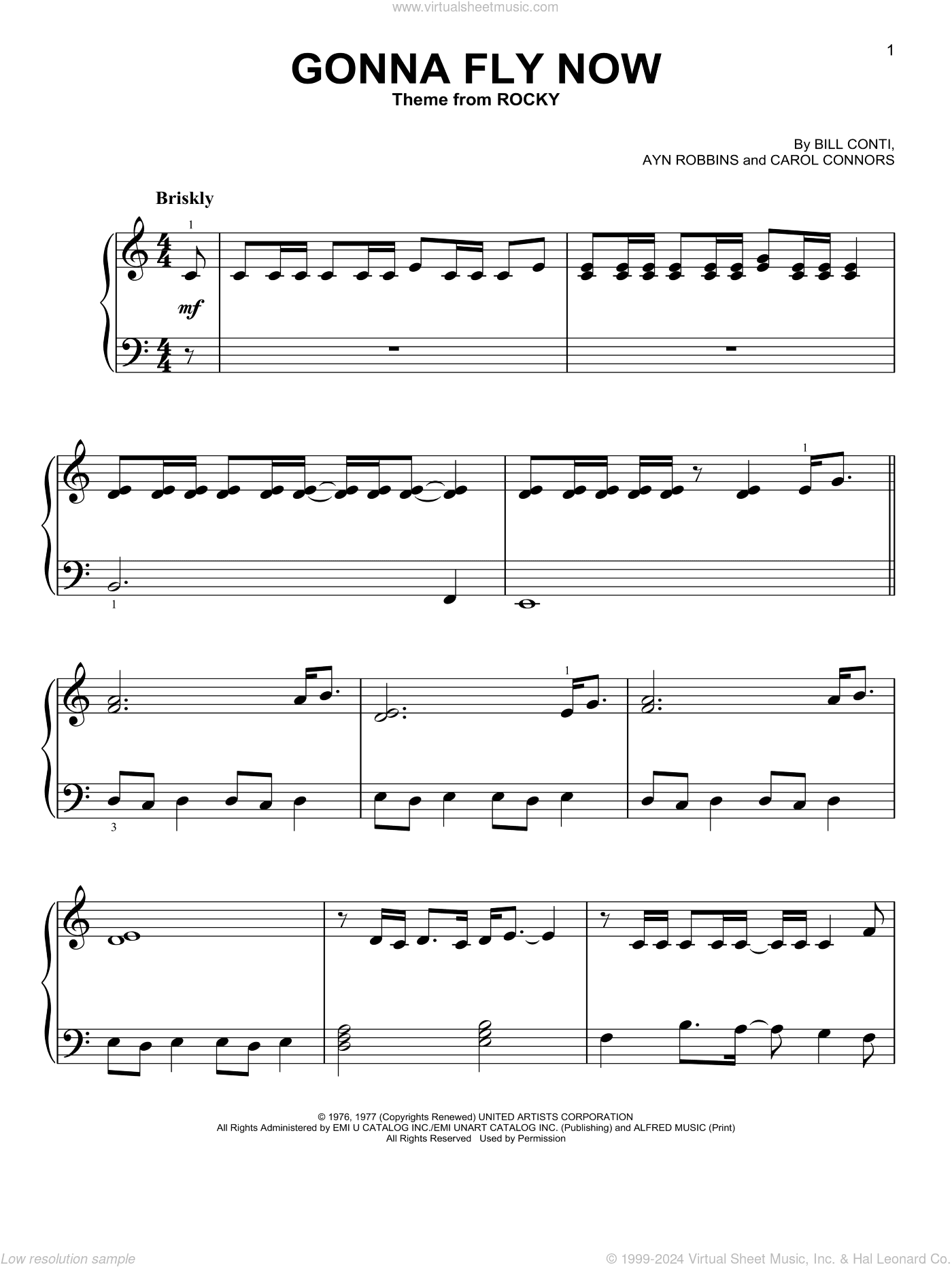 Gonna Fly Now (Theme from Rocky), (beginner)