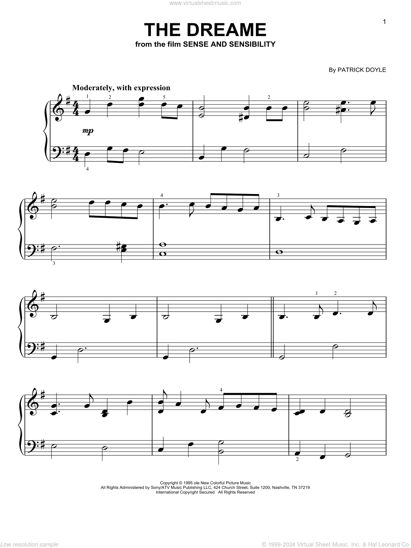 The Dreame (from Sense and Sensibility)